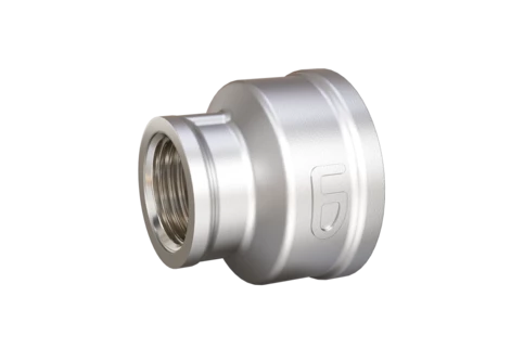 Муфта переходная LD DN25х15 (1"ВР х 1/2"ВР) латунь никель (50шт.)