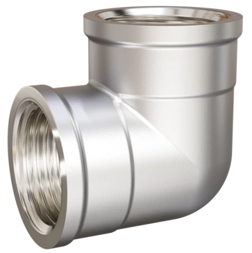 Угол 90 гр LD DN15 (1/2") ВР/ВР латунь никель (52шт.)