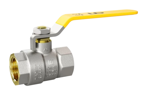 Кран шаровой газовый LD Pride 1 1/4" ВВ ручка стальная (4)