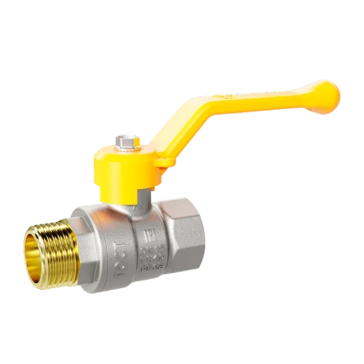 Кран шаровой газовый LD Pride 1.1/4"-В/Н-рычаг