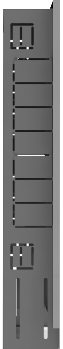 Внутренний коллекторный шкаф «Лемакс» ШРВ 1 - 670х125х495 мм