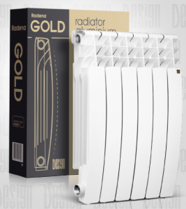 Алюминиевый радиатор Radena GOLD 500 8 секций