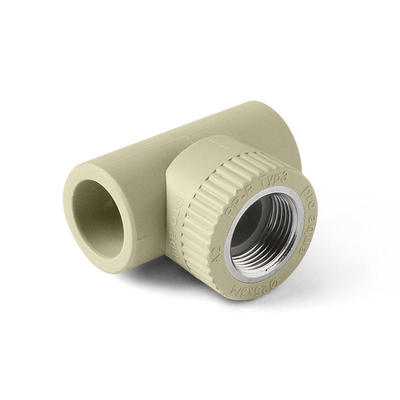 Тройник комб. ВР 32*3/4 TEBO серый (10/60)