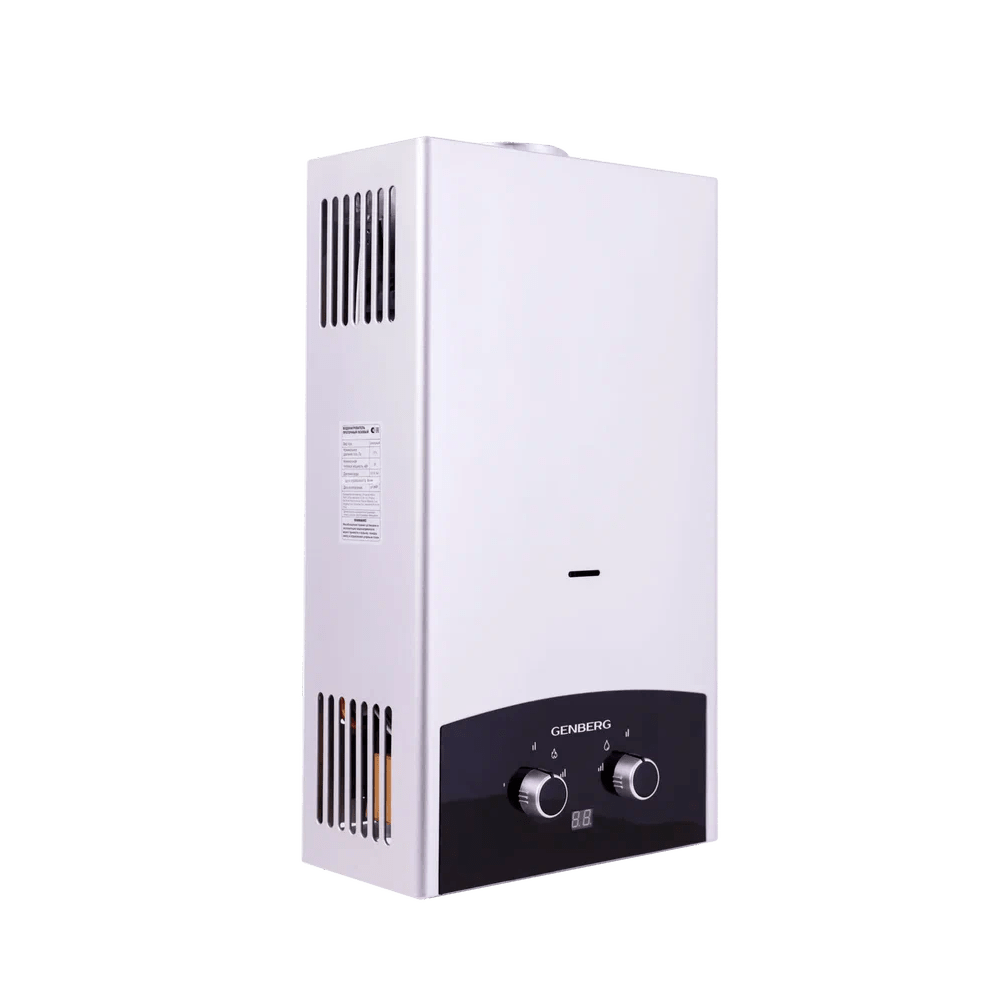 Газовая колонка GENBERG 310.01 ПРЕМИУМ 10 л. СЕРЕБРО