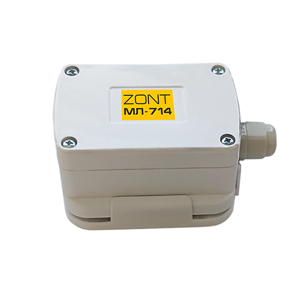 Радиопередатчик сигнала замыкания/размыкания ZONT МЛ-714, 868 МГц