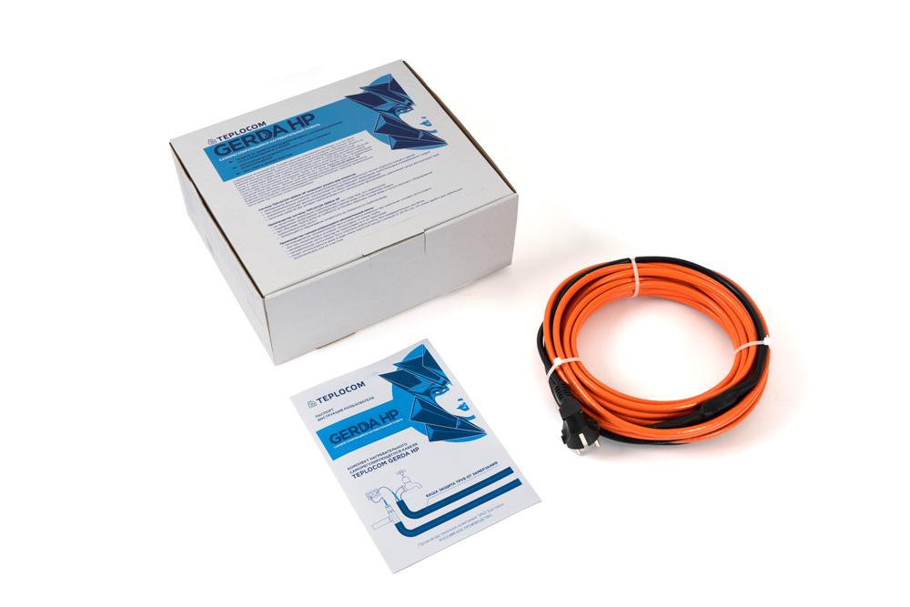Комплект нагревательного саморегулирующегося кабеля Teplocom GERDA HP-2,0