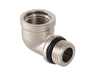 Угольник VALTEC 1/4" вн.-нар. (с доп. уплотнением) 10/500