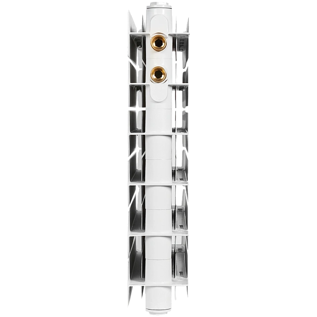 Биметаллический радиатор STOUT TITAN VENTIL 500 7 секций нижнее правое подключение