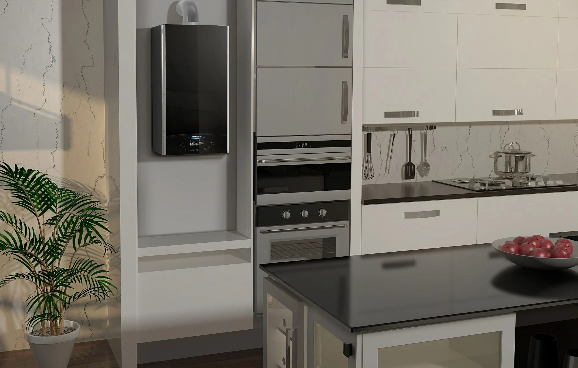 Настенный газовый котел ARISTON ALTEAS X 24 СF NG