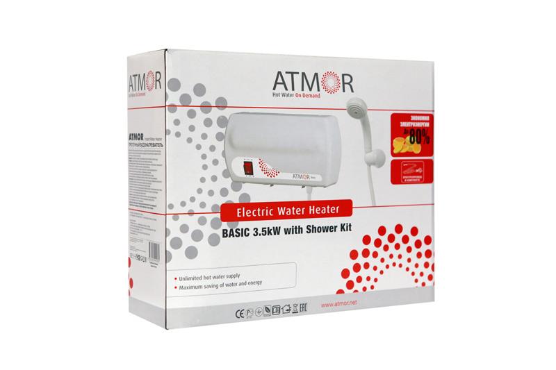 Проточный водонагреватель ARISTON ATMOR BASIC 3.5 KW SHOWER Душ