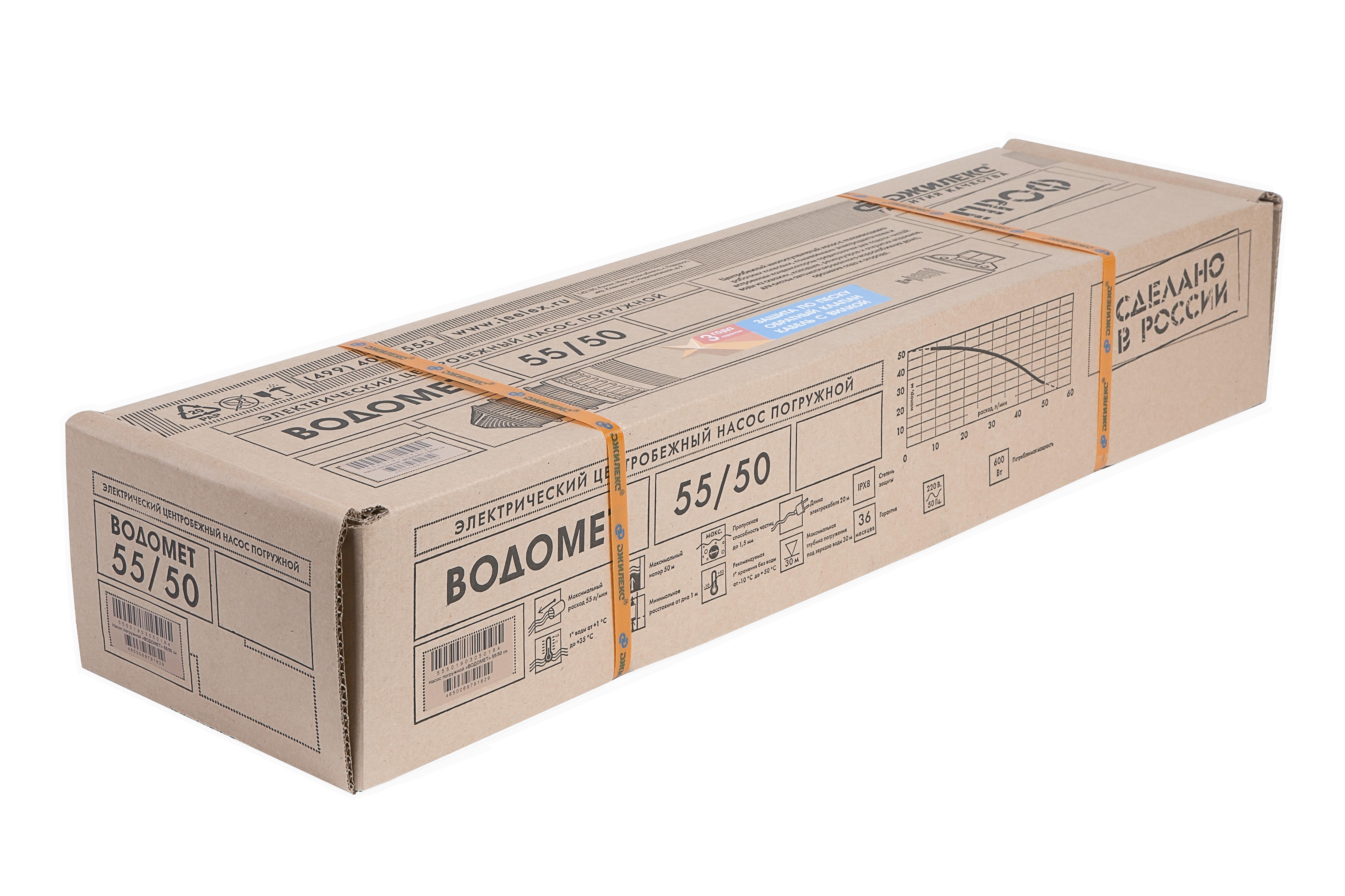 Скважинный насос Джилекс Водомет 55/50