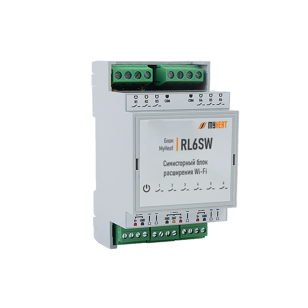 Симисторный блок расширения WI-FI MyHeat RL6SW