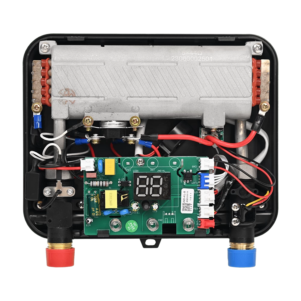 Проточный водонагреватель E8 tempo KLE60 6кВт (темно серый пластик)