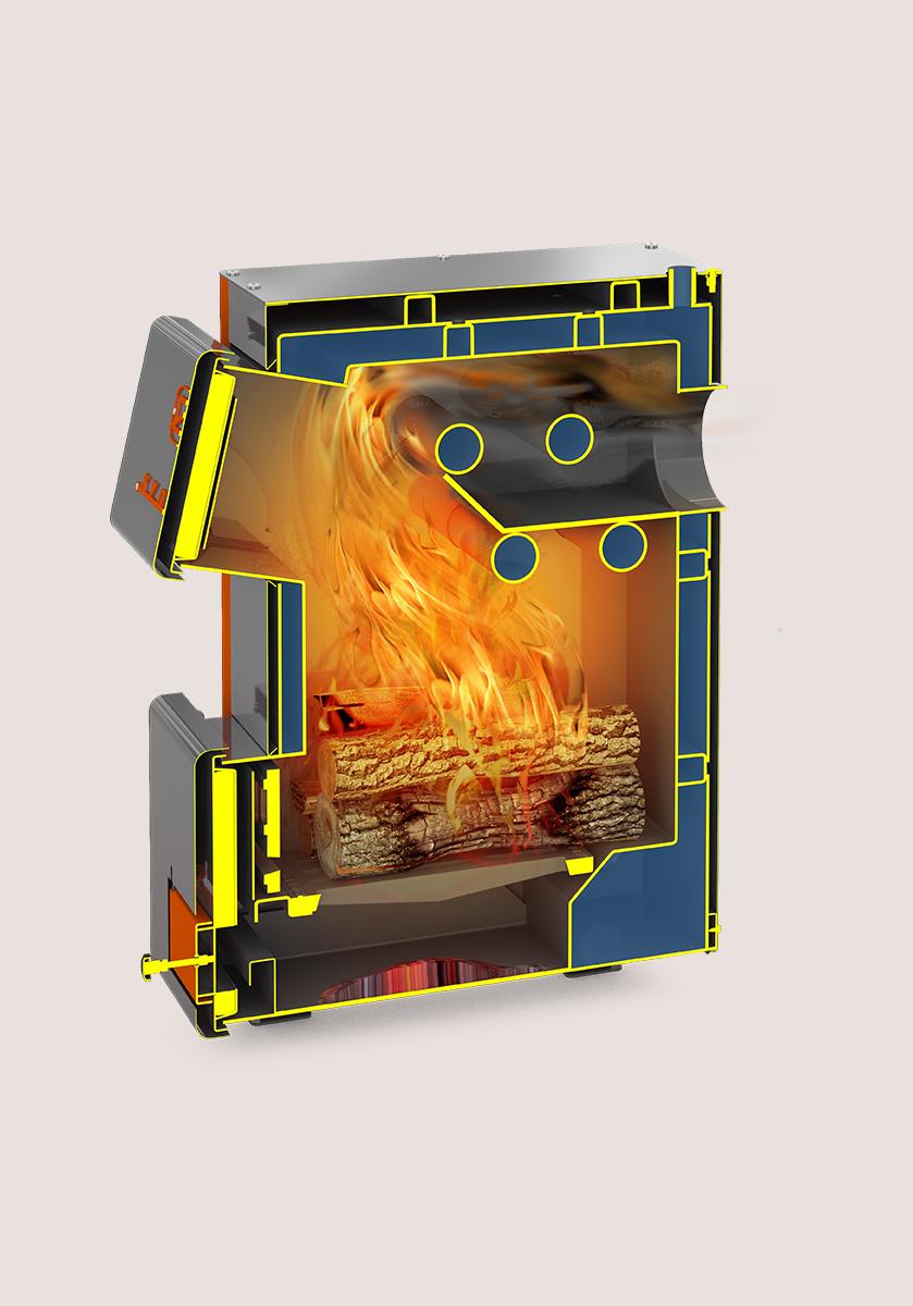 Твердотопливный котел Теплодар Куппер ОК-20 (2.0)