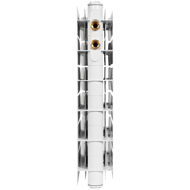 Биметаллический радиатор STOUT TITAN VENTIL 350 7 секций нижнее правое подключение