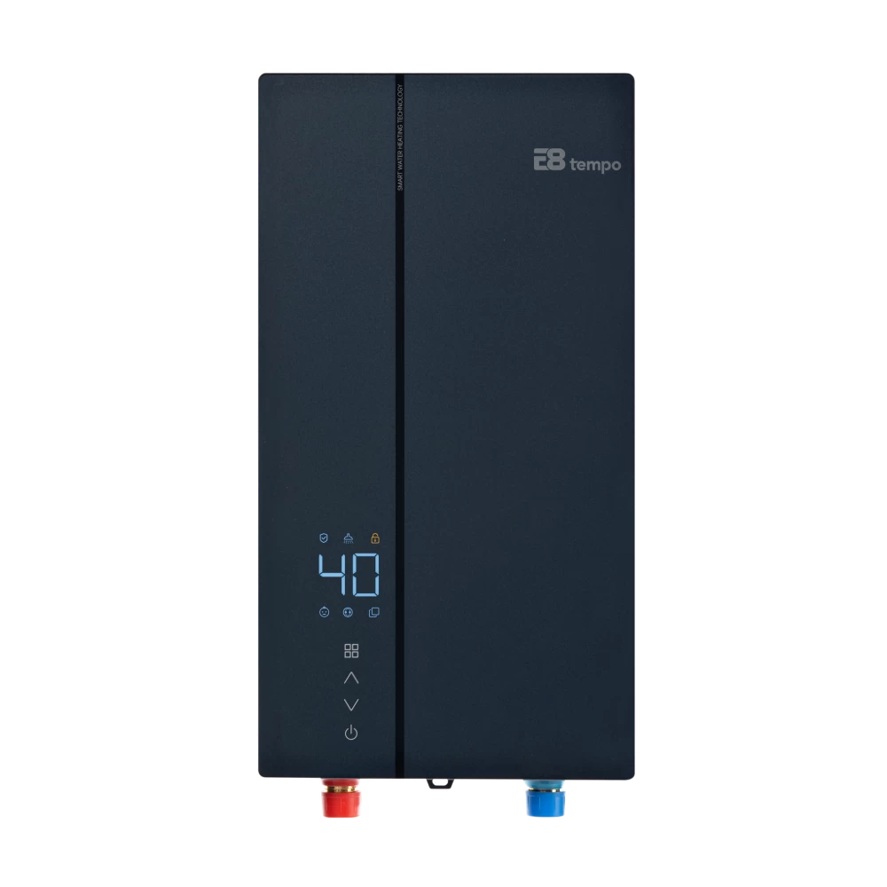 Проточный водонагреватель E8 tempo RW90 (синее стекло)