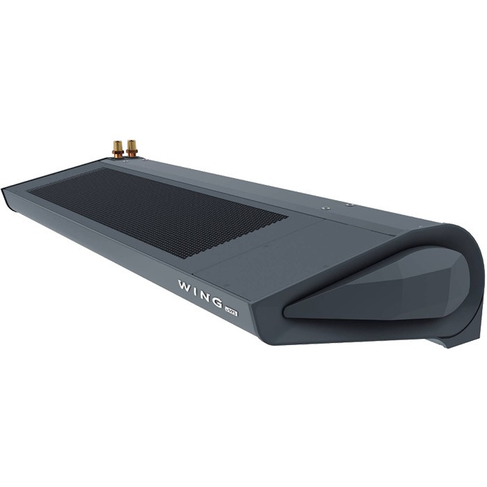 Тепловая водяная завеса WING II W200 AC, цвет серый (RAL 7016)