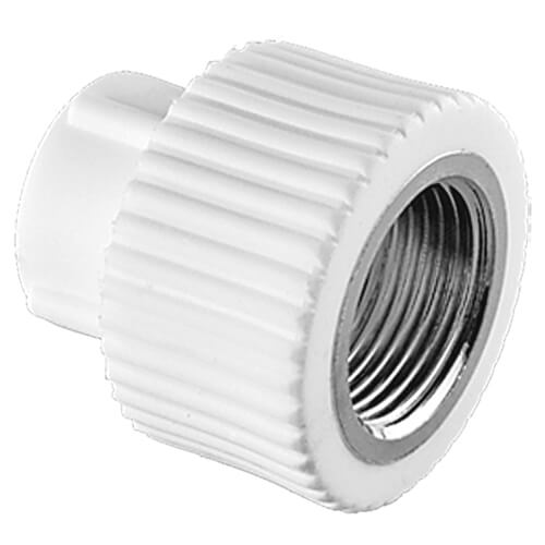 Муфта комб. ВР 20*3/4 Tebo RU белый (25/200)