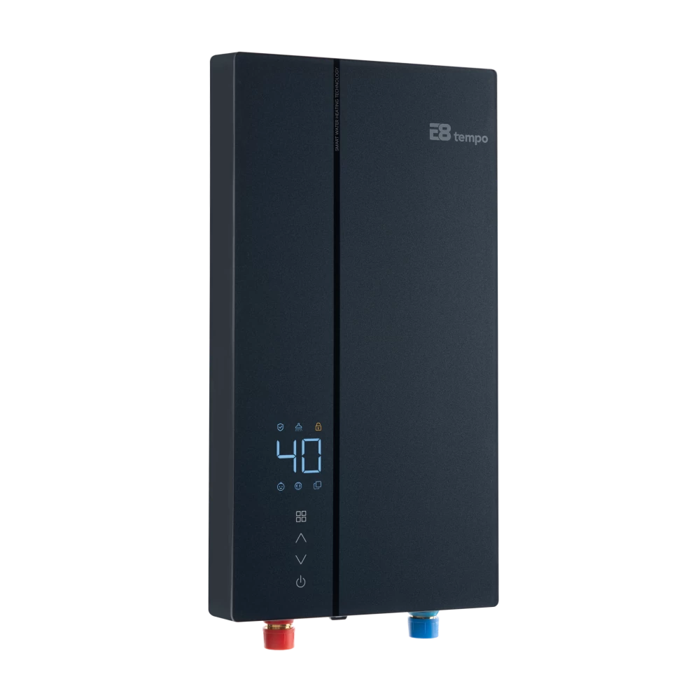 Проточный водонагреватель E8 tempo RW90 (синее стекло)