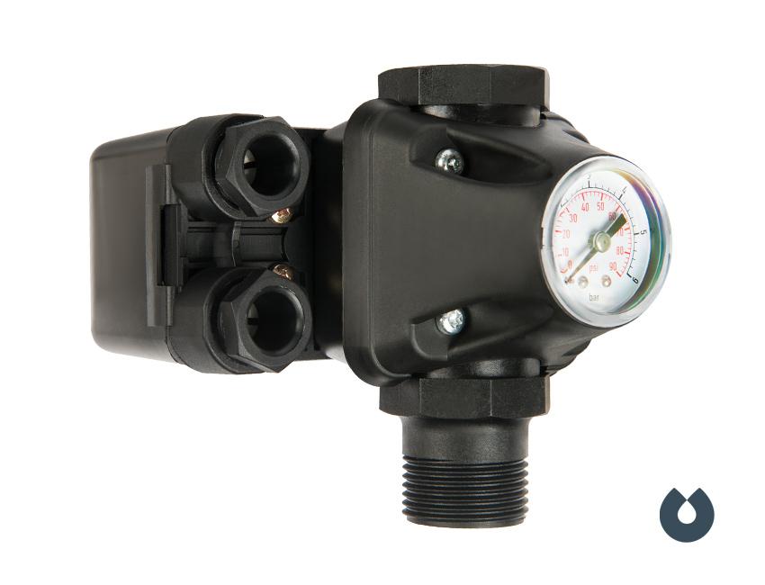 Реле давления с манометром Unipump РМ/5-3W