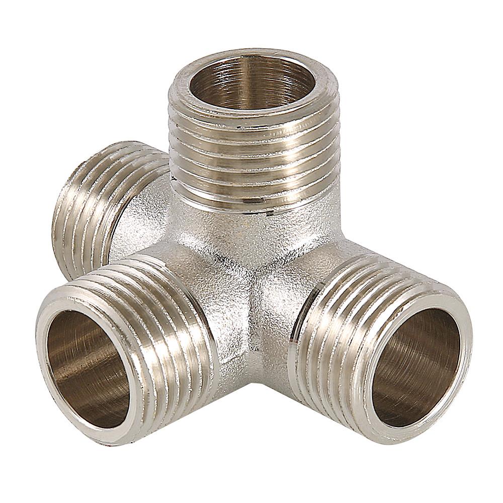 Крестовина VALTEC двухплоскостная 1/2 нар. 10/80