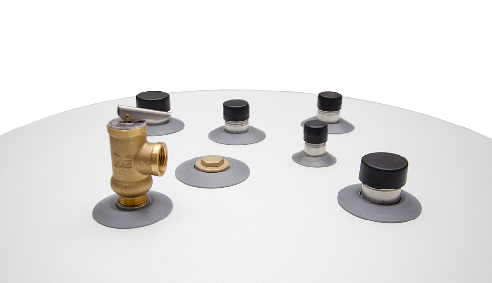 Бойлер косвенного нагрева Viena WTDC 200 (верх.подк, напольный, нерж.ст. Duplex 316, мощность 42кВт)