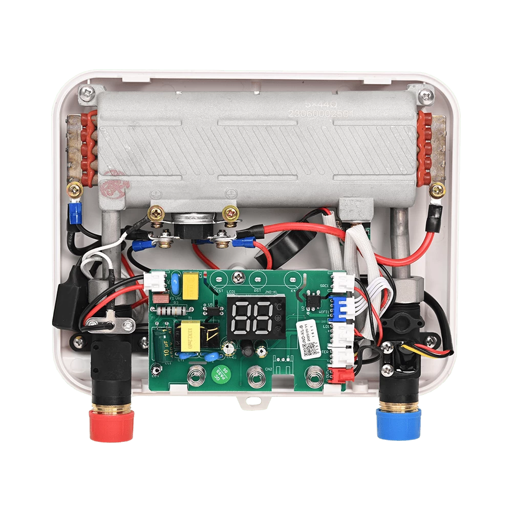 Проточный водонагреватель E8 tempo KLE60 6кВт (белый пластик)