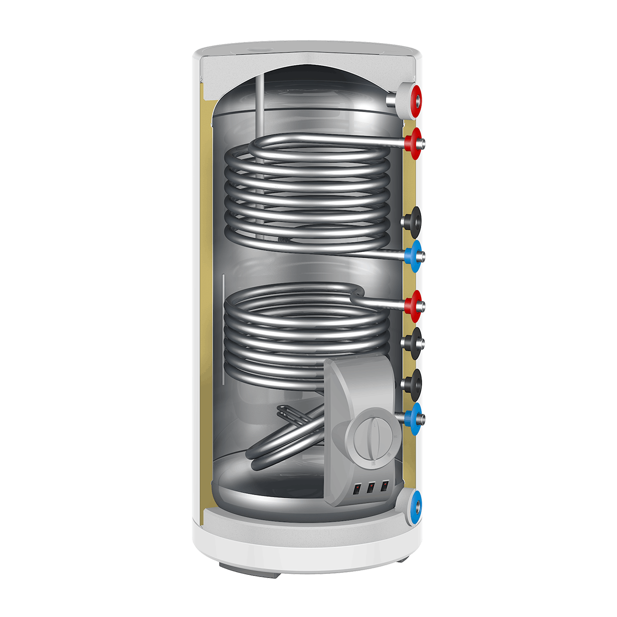 Бойлер косвенного нагрева Thermex IRP 200 V (combi) PRO