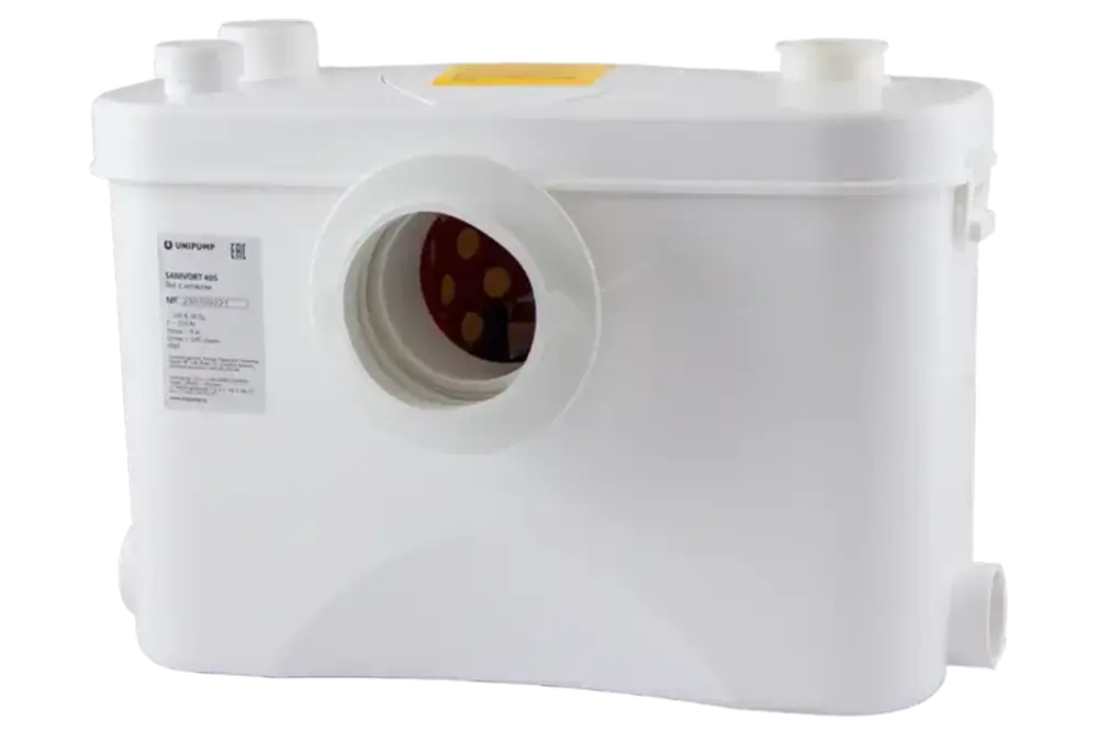 Канализационная установка Unipump Sanivort 405 M 8м (центральный вход)