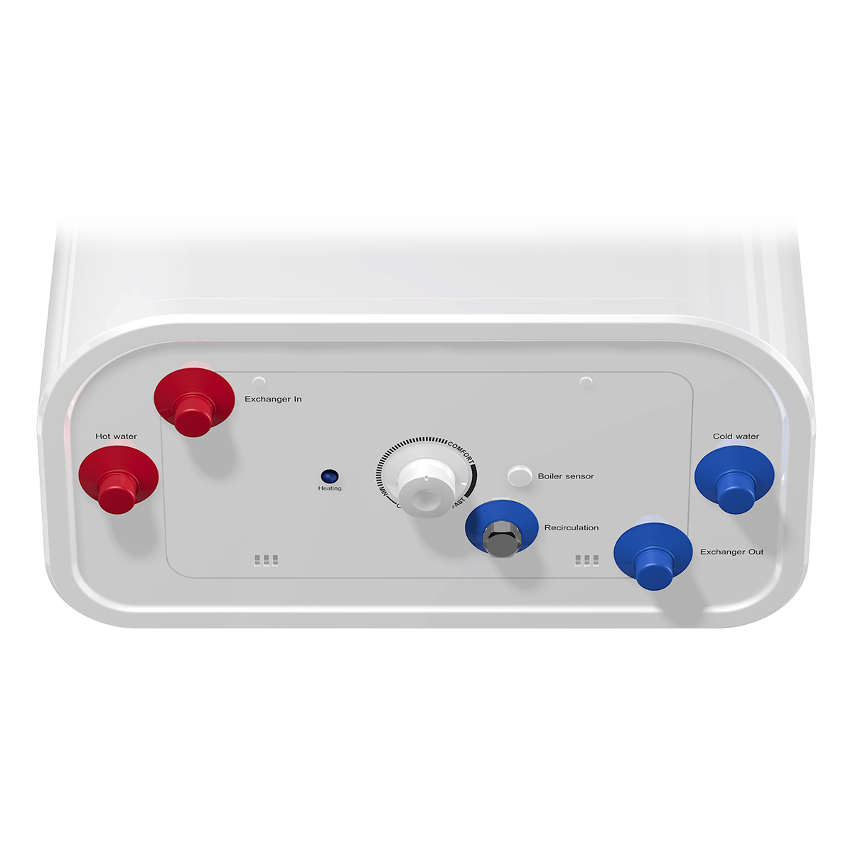 Водонагреватель накопительный Thermex Flat 80 V Combi