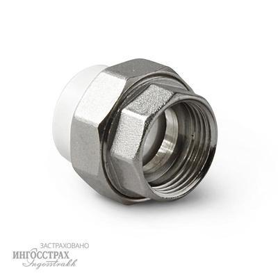 Муфта разъем. ВР 32*1 TEBO белый (10/80)