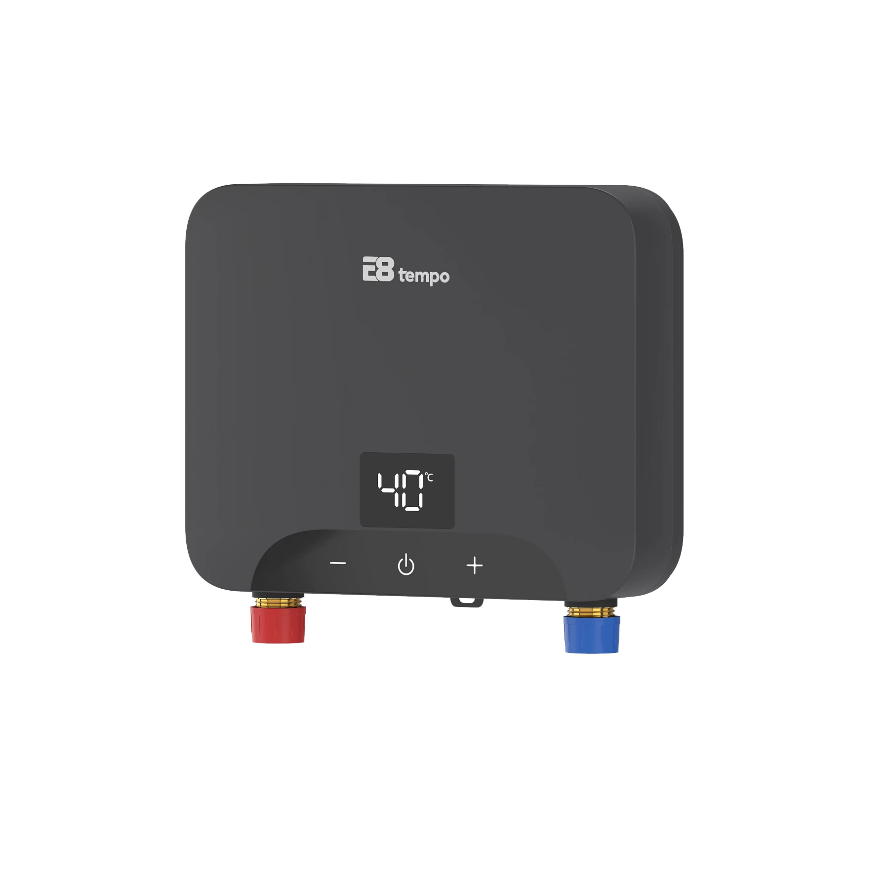 Проточный водонагреватель E8 tempo KLE60 6кВт (темно серый пластик)