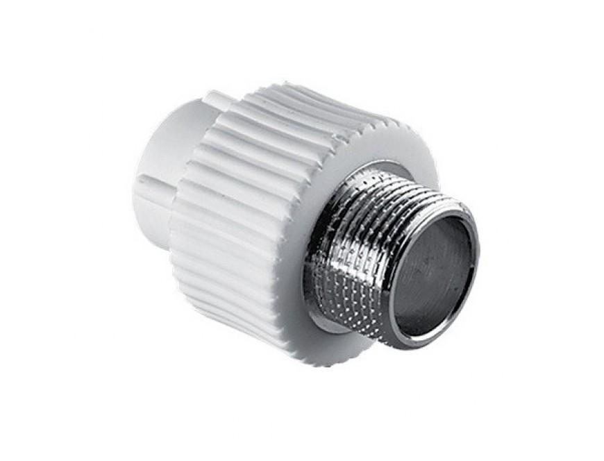 Муфта комб. НР 20*3/4 TEBO белый (20/120)