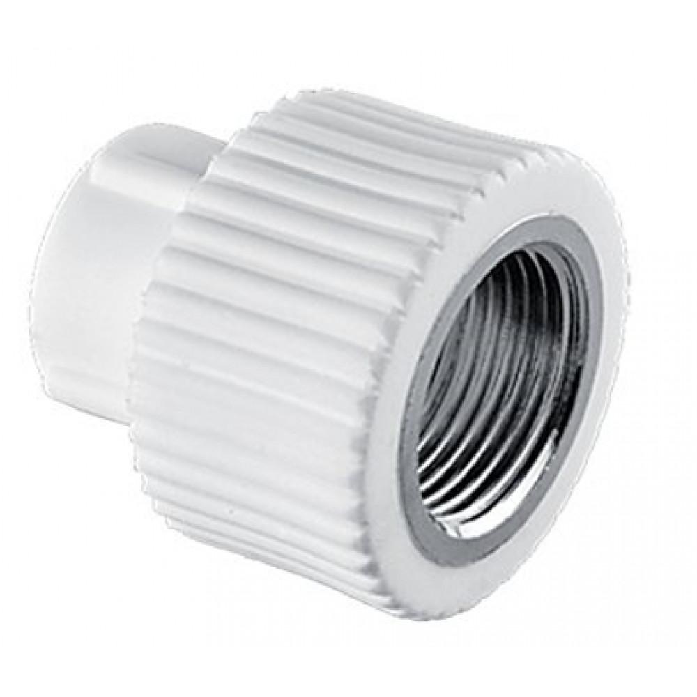 Муфта комб. ВР 25*1/2 TEBO серый (30/180)