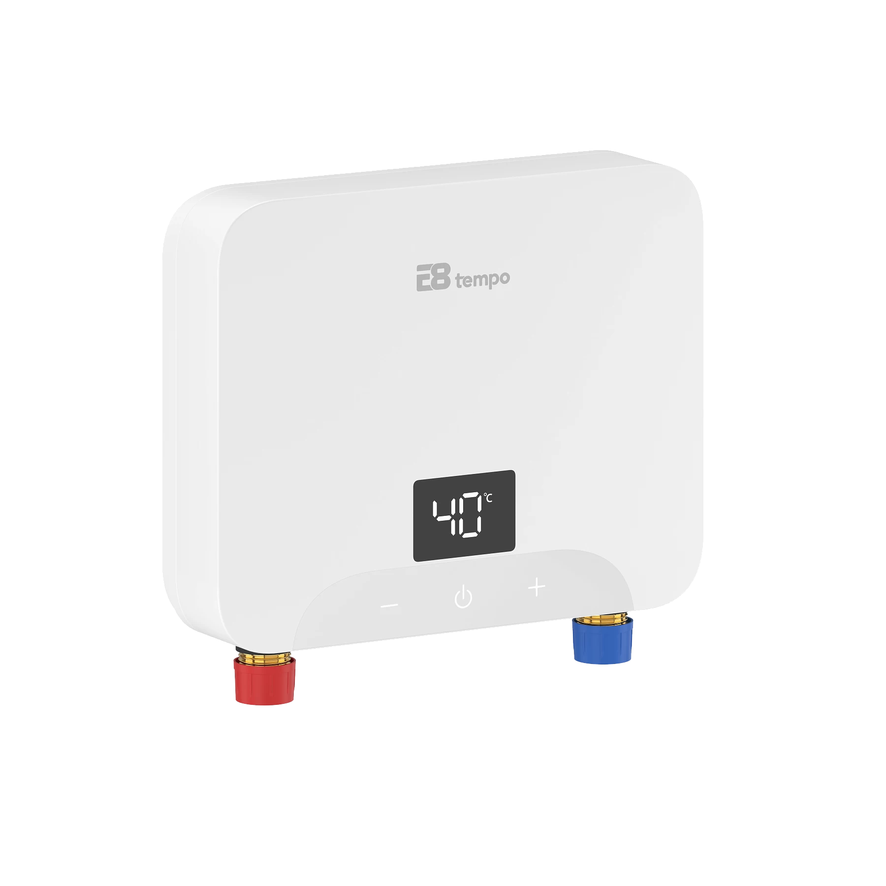Проточный водонагреватель E8 tempo KLE60 6кВт (белый пластик)