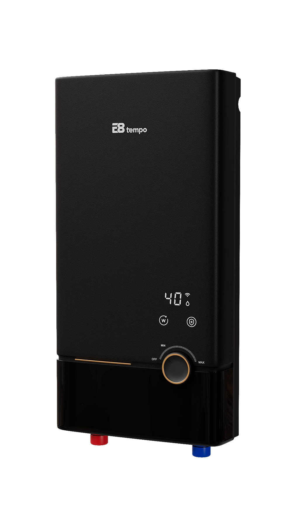 Проточный водонагреватель E8 tempo FSK324 (черная панель) 380V