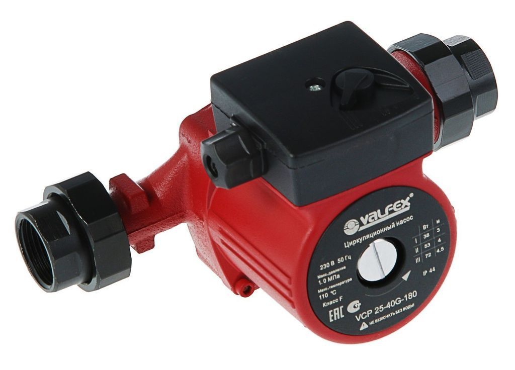 Циркуляционный насос VALFEX VCP 25-40G 180мм (с гайками) (8)