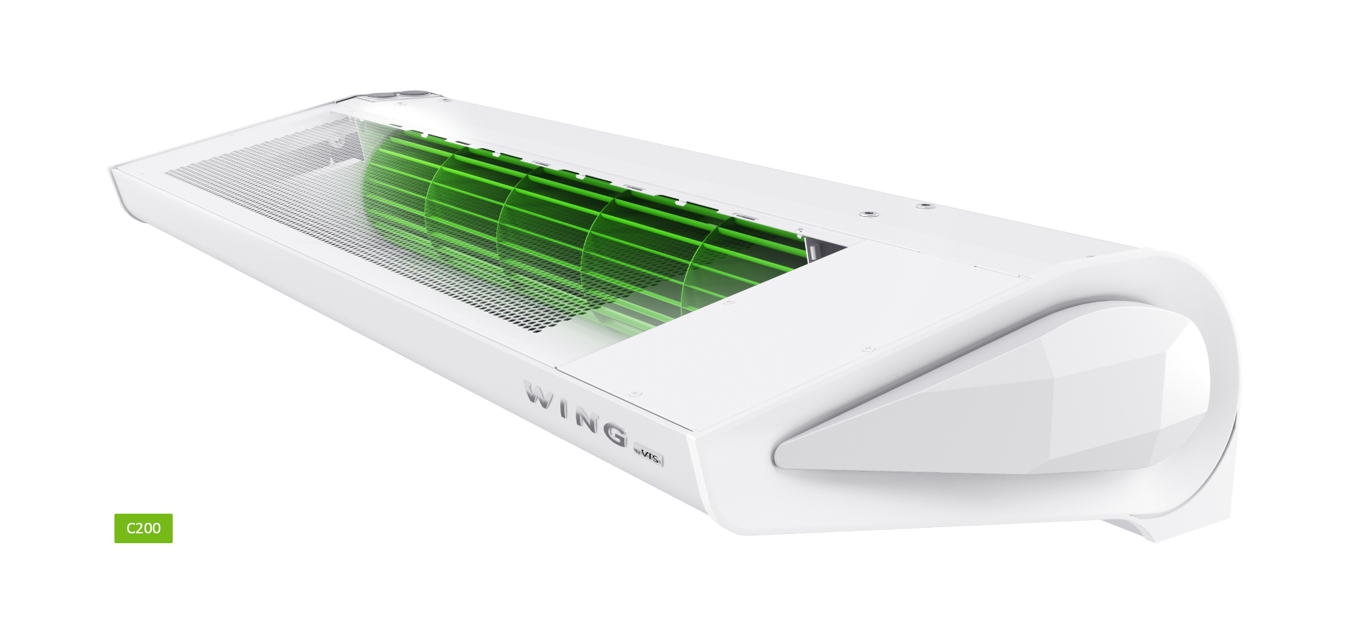 Тепловая завеса без обогрева WING II C200 EC