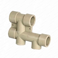 Распределительный блок 25x20 Tebo серый