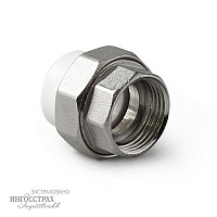 Муфта разъем. ВР 50*1 1/2 Tebo белый