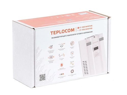 Стабилизатор напряжения Teplocom ST-1000 INVERTOR
