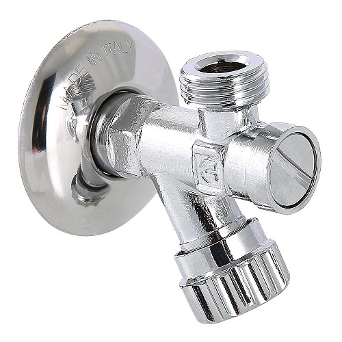 Вентиль VALTEC с фильтром для подключения с/т приборов 1/2"х3/8" 1/90