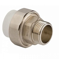 Муфта разъем. НР 40*1 1/4 o-ring Tebo белый