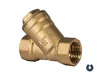 Фильтр-грязевик Y-образный латунный сетчатый Unipump 1/2"