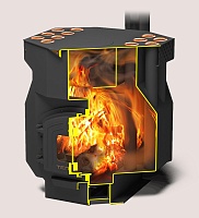 Печь отопительная Теплодар ТОП-ДРАЙВ-150