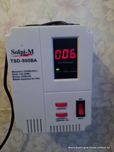 Стабилизатор напряжения Solpi-M TSD-500mini