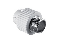 Муфта комб. НР 32*1/2 Tebo белый