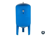 Гидроаккумулятор Unipump 300 л вертикальный с манометром