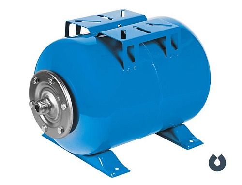 Гидроаккумулятор Unipump 24 л горизонтальный