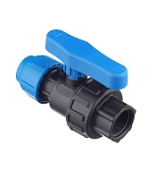 Кран шаровой ПНД переходной ВР 50x1.1/2” TEBO (1/2)
